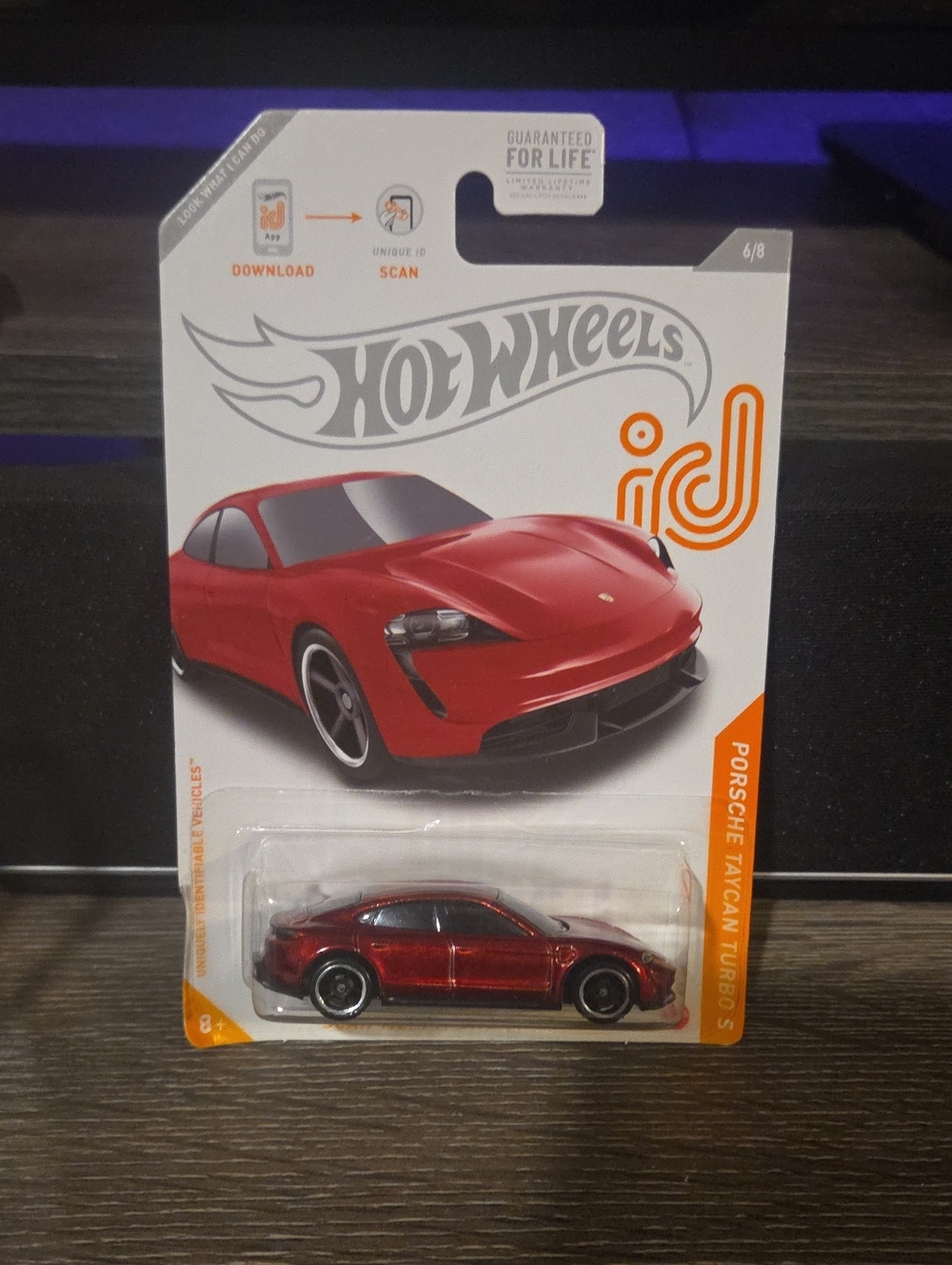Hot Wheels Porsche Taycan Turbo S Toy Car - Red